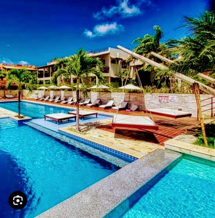 Pipa Beleza Spa Resort_Chale Duplex/Jacuzzi Praia de Pipa Bagian luar foto