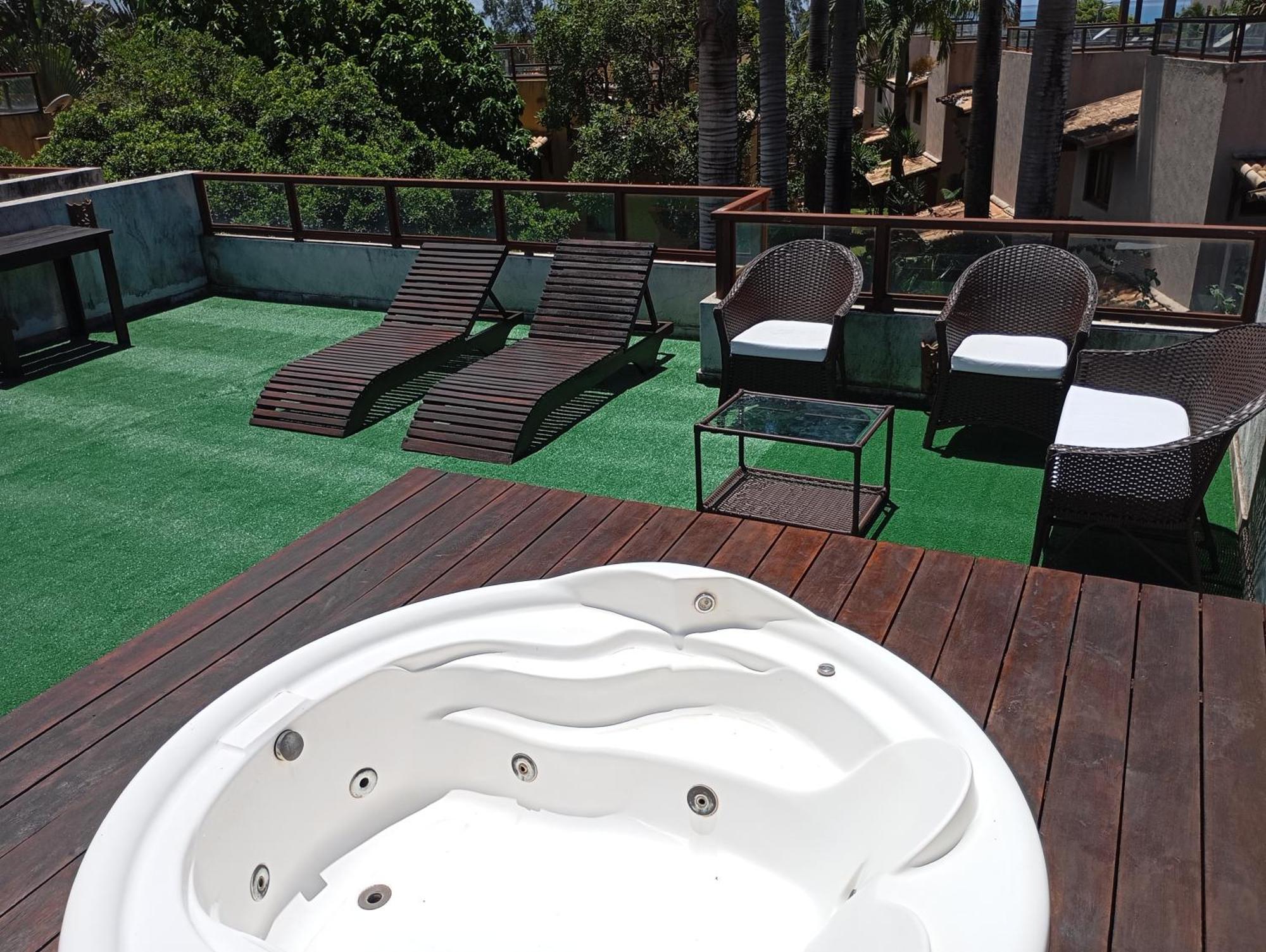 Pipa Beleza Spa Resort_Chale Duplex/Jacuzzi Praia de Pipa Bagian luar foto