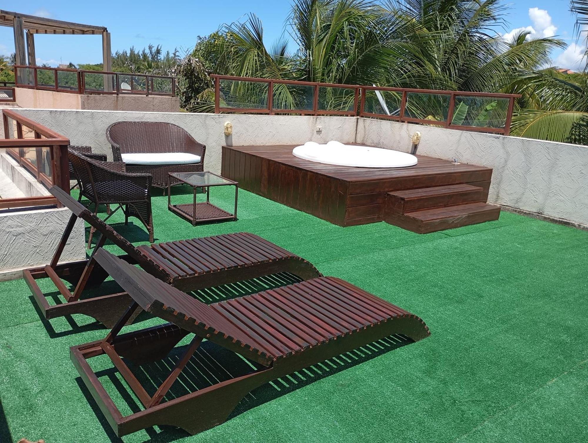 Pipa Beleza Spa Resort_Chale Duplex/Jacuzzi Praia de Pipa Bagian luar foto